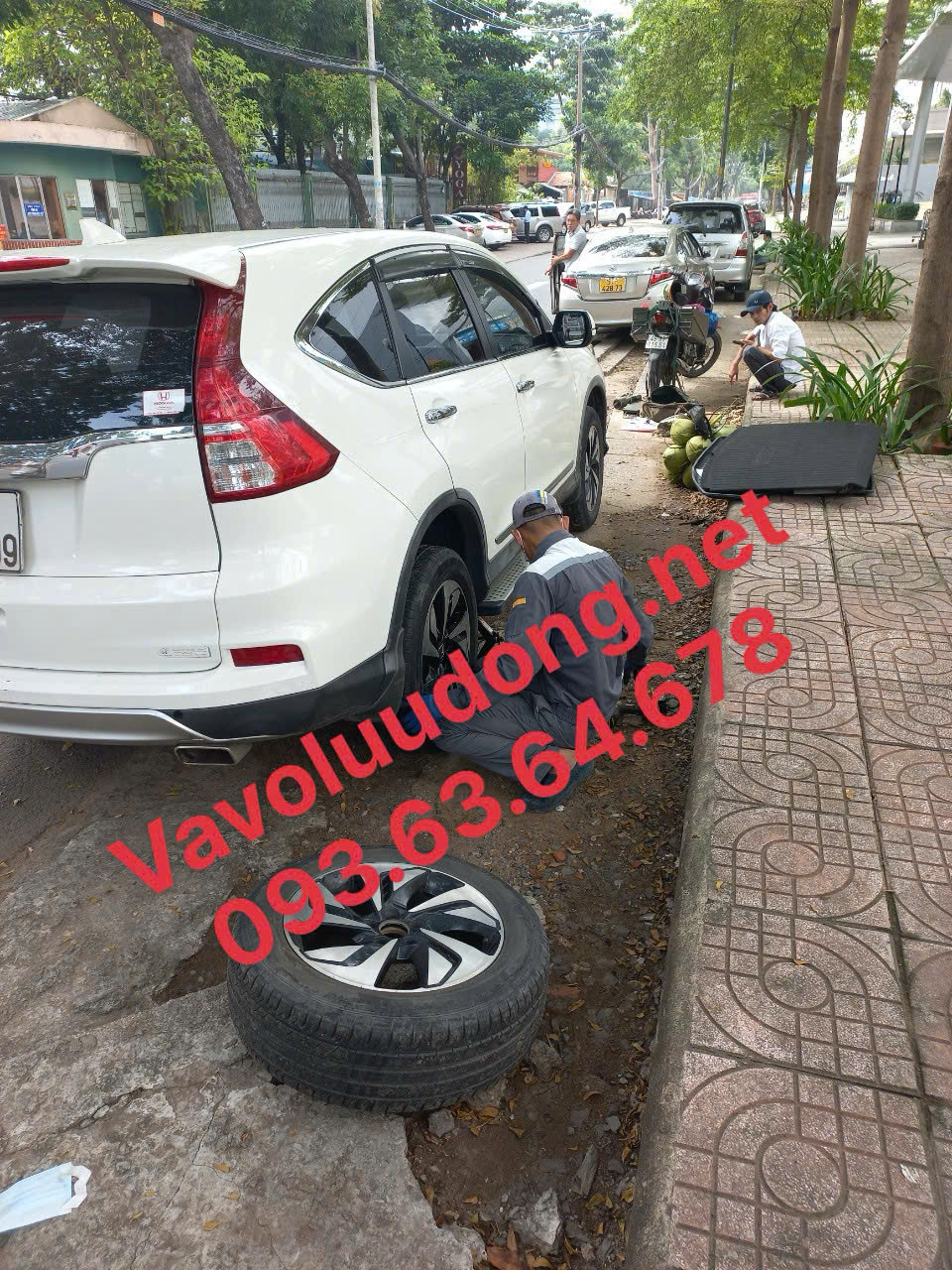Vá xe con nhanh chóng 24h tại quận 8