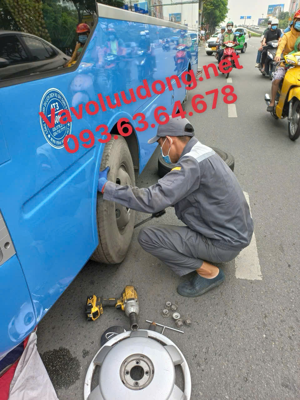 Vá vỏ lưu động quận
