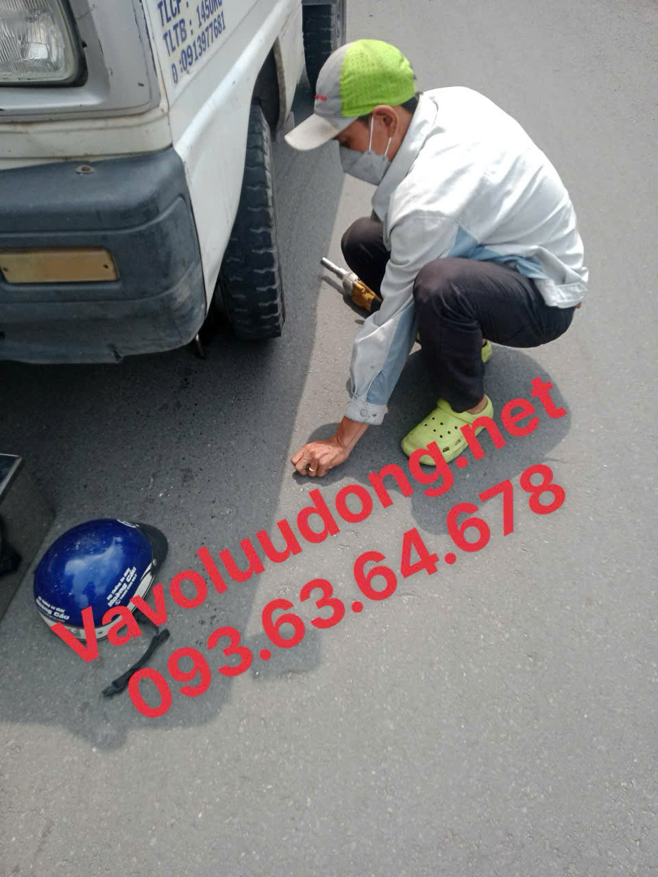 Vá vỏ tận nơi không cần mang xe đến gara